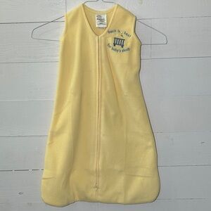 Halo Sleep Sack Sleeveless Yellow Baby Sleep Sack - Cozy Fleece Pajama